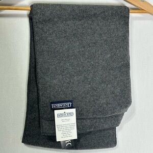 NWT -Vintage Lands' End‎ Polartec fleece Gray Scarf